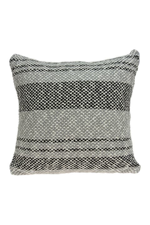 Bella Transitional Pillow - 20" x 20" - Grey