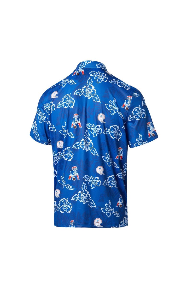 Reyn Spooner Men's Reyn Spooner Royal New England Patriots Throwback Pua Performance Polo, Alternate, color, Royal