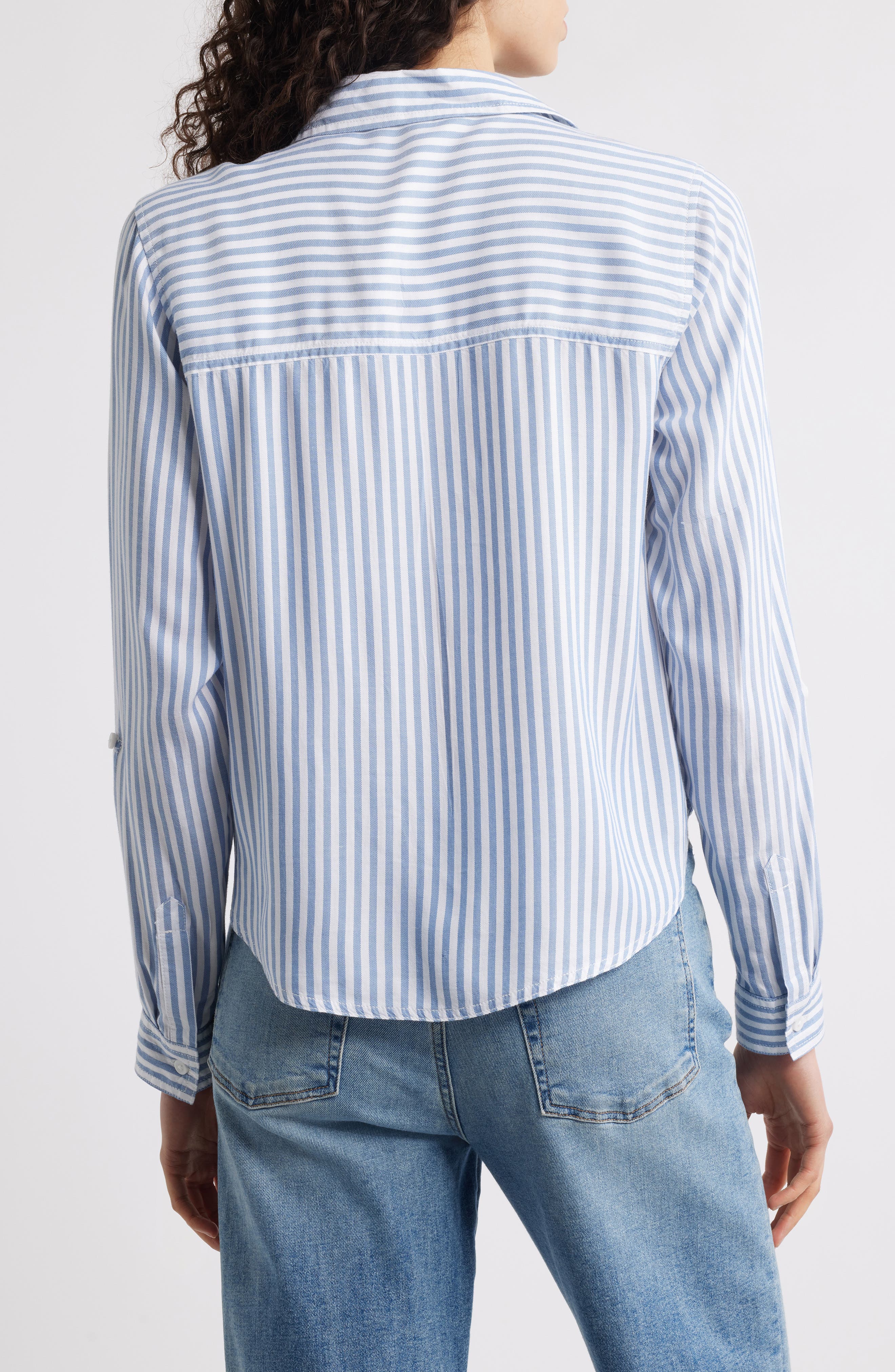 Fallon High-Low Button-Up Shirt - image 4