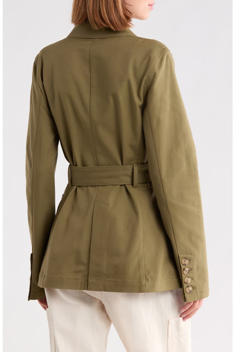 Cluny Belted Utility Jacket, Alternate, color, OLIVE