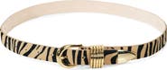 Déhanche Hollyhock Calfhair Leopard Belt