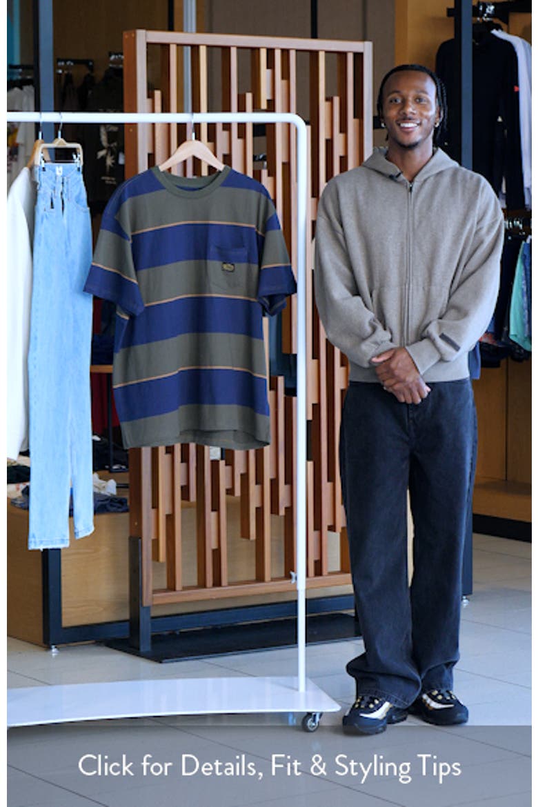 Dayshift Stripe Cotton Pocket T-Shirt video