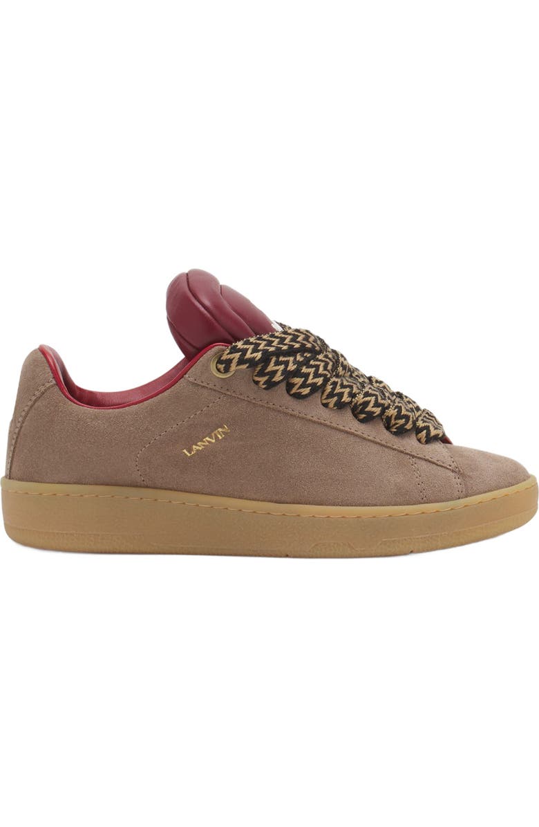 Lanvin x FUTURE HYPER CURB SNEAKERS IN LEATHER AND SUEDE FOR WOMEN, Main, color,
