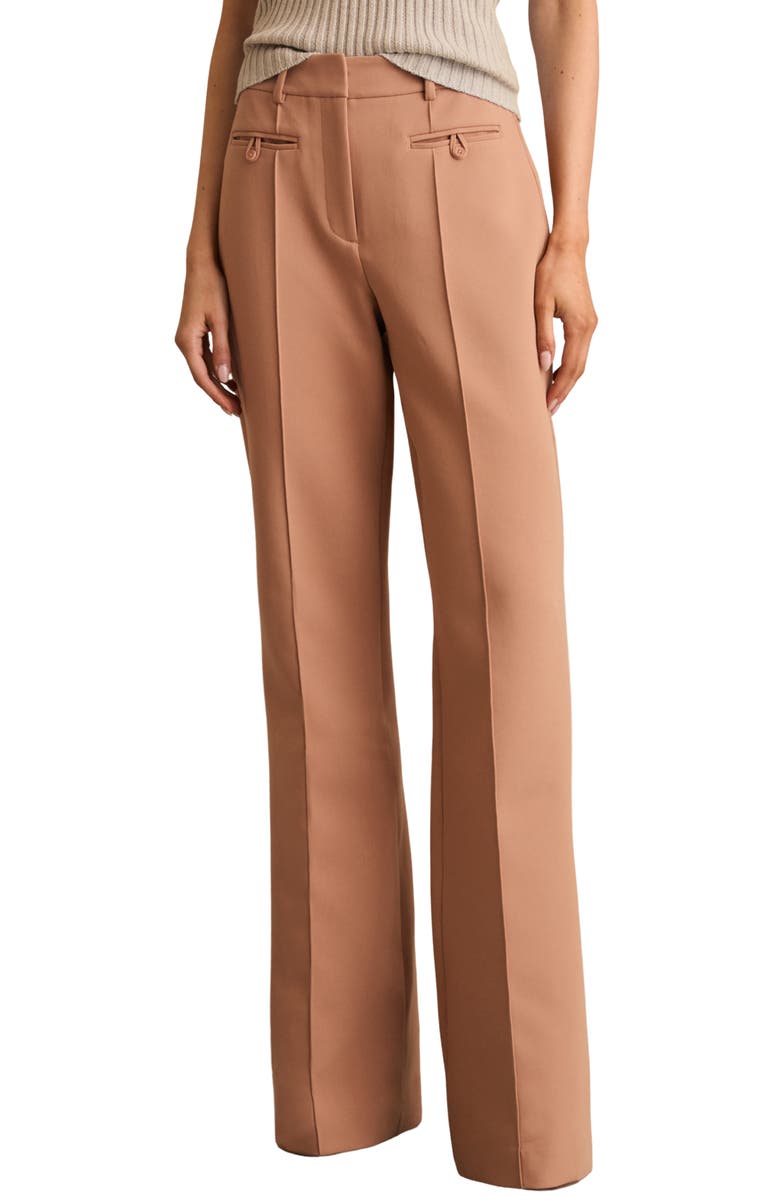 Reiss Abbey Pintuck Pleat Pants, Main, color, Tan