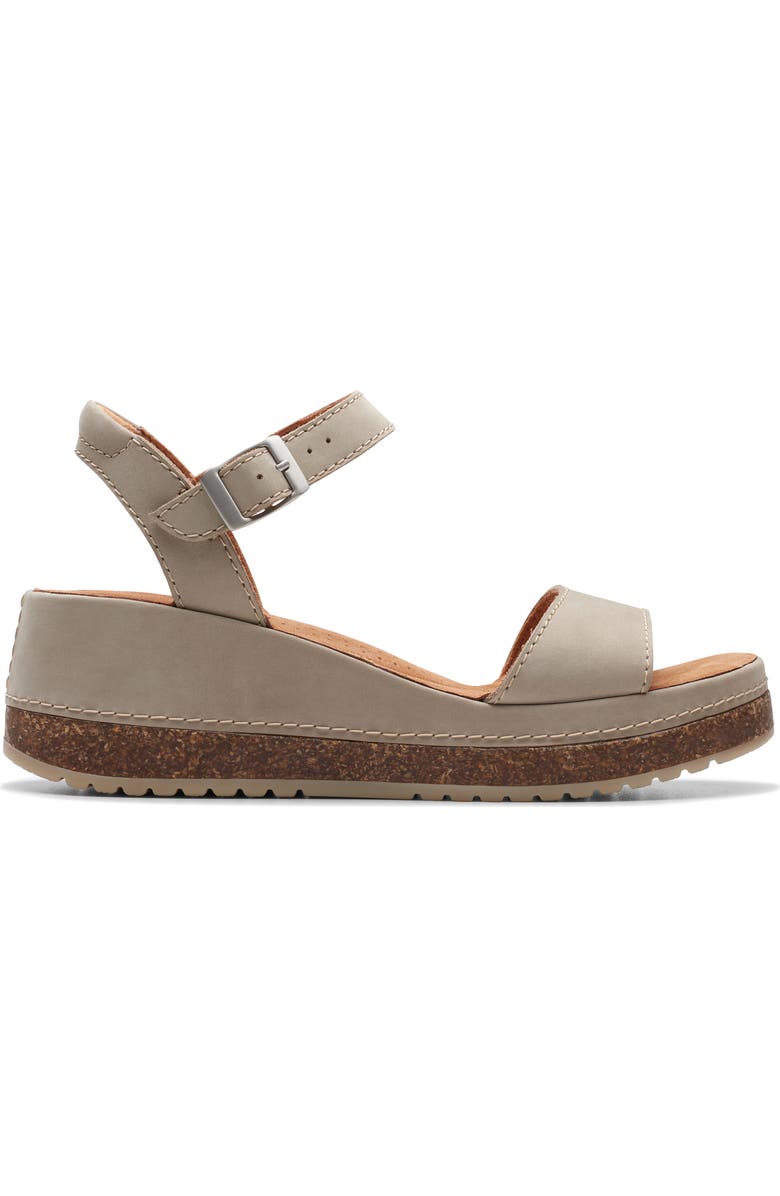 Clarks<sup>®</sup> Kassanda Lily Wedge Sandal, Alternate, color,