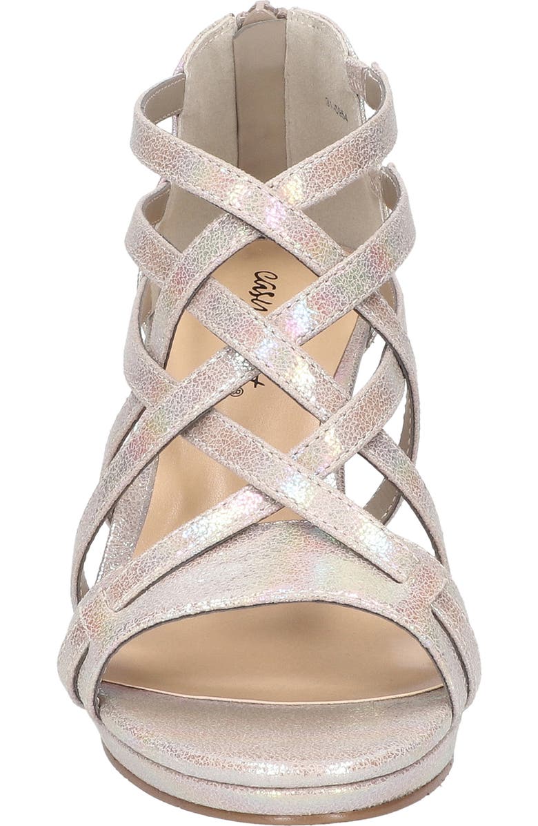 EASY STREET Bee Cage Sandal, Alternate, color, Natural Iridescent