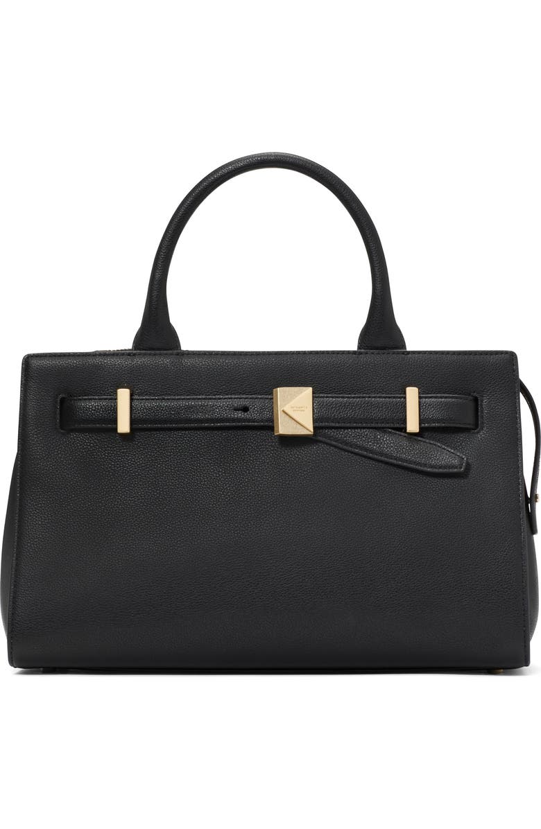 Kate Spade New York medium deco leather satchel, Main, color,