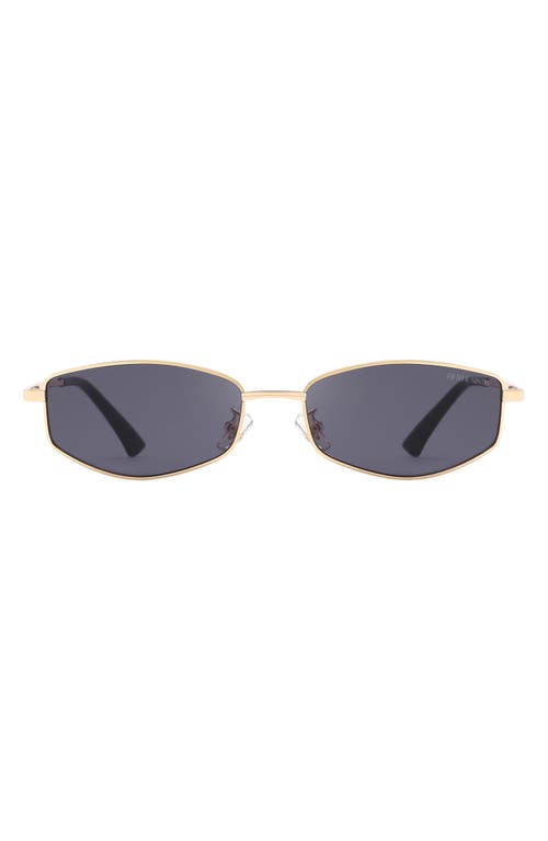 Fifth & Ninth Rowan 53mm Polarized Geometric Sunglasses in Gold /Black 