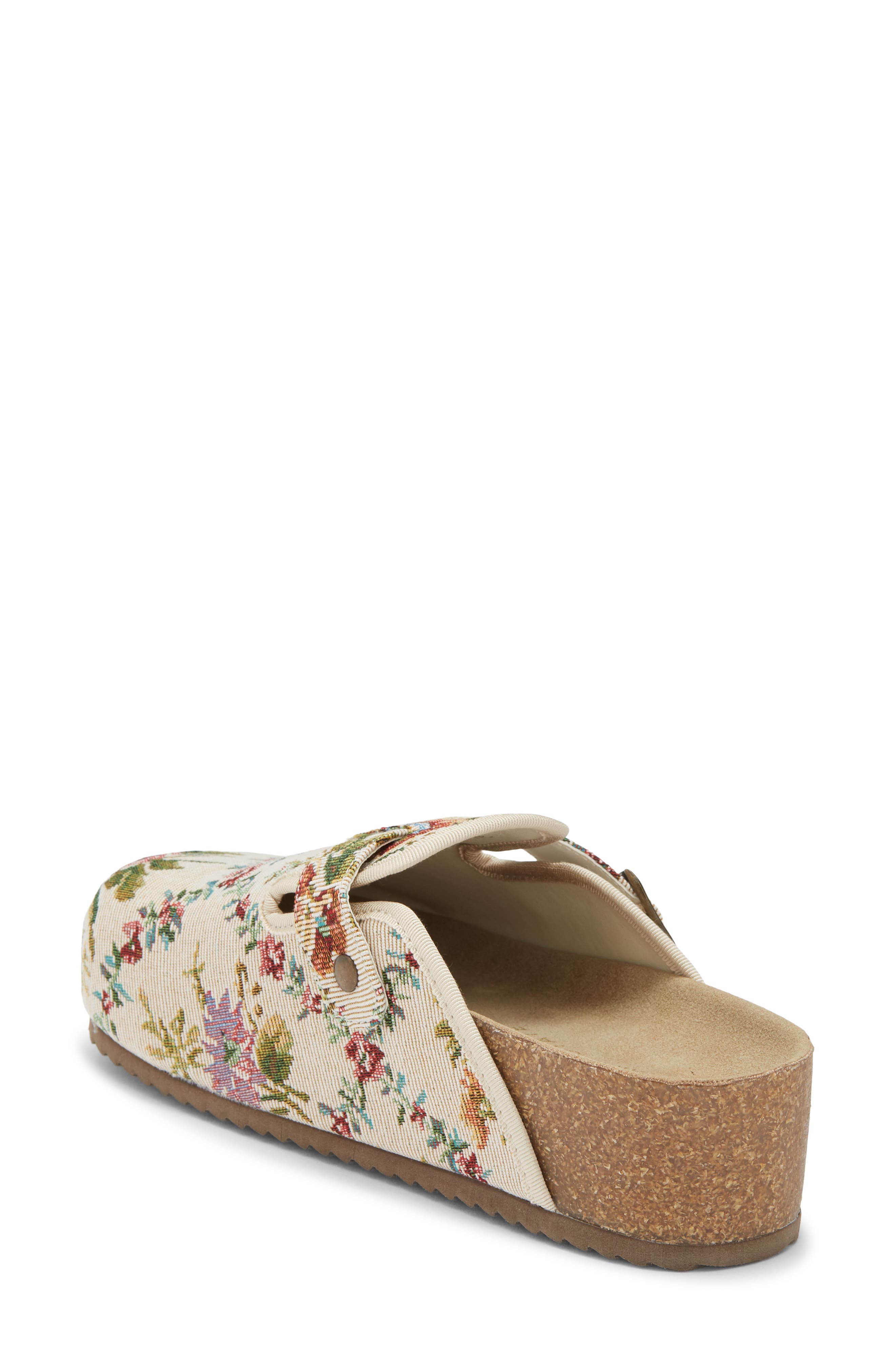 Lorenna Platform Clog, Alternate, color, IVORY FLORAL