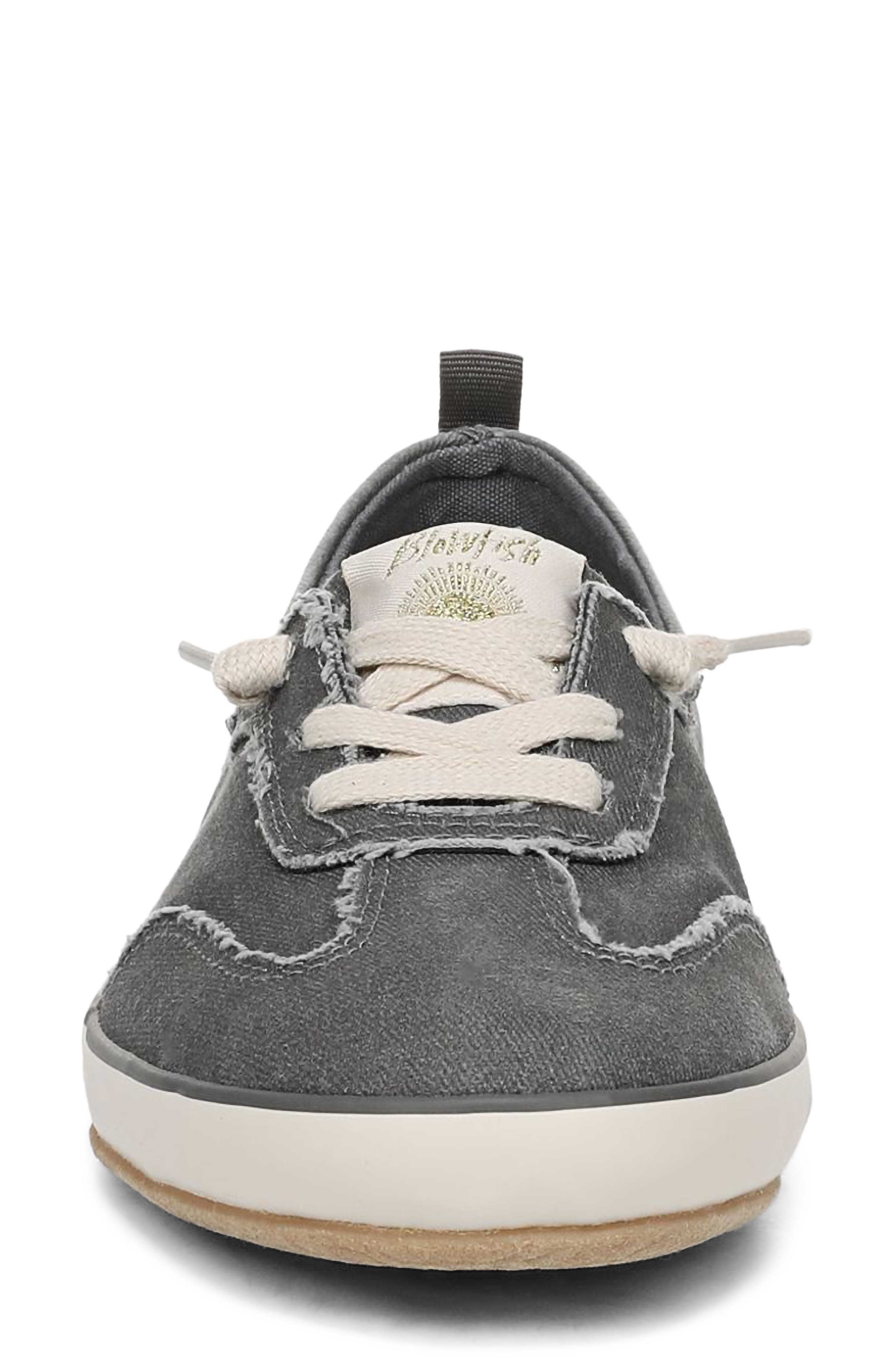 Blowfish Malibu Ez Breezy Slip-On Flat, Alternate, color, Charcoal Canvas