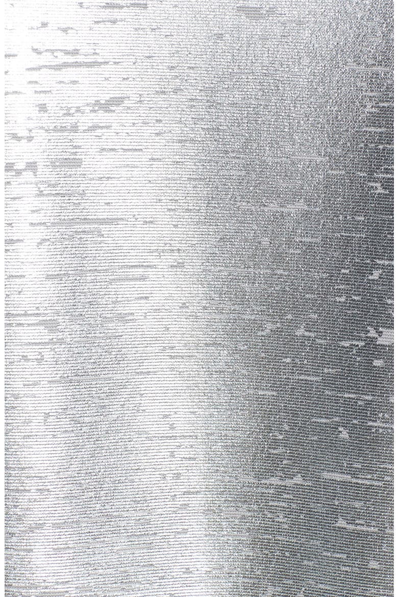 Metallic Minidress, Alternate, color, SILVER