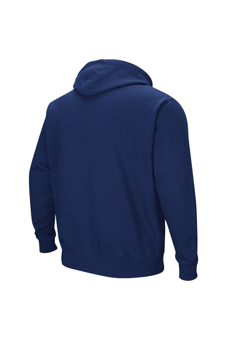 Men's Colosseum Navy UC Davis Aggies Arch and Logo Pullover Hoodie, Alternate, color, Navy