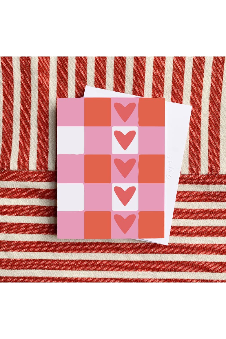 Heart Plaid Greeting Card Pack Set, Alternate, color, Multi-Pack