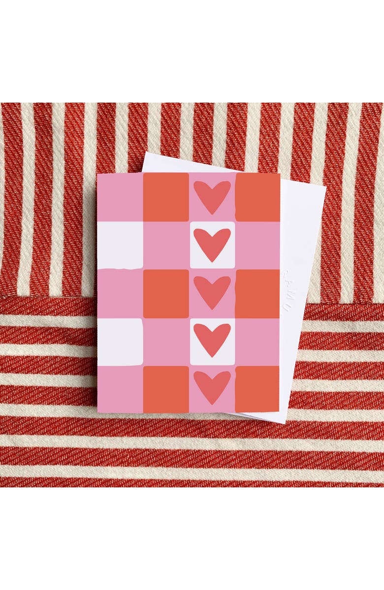 Ramus & Co Heart Plaid Greeting Card Pack Set, Alternate, color, Multi-Pack