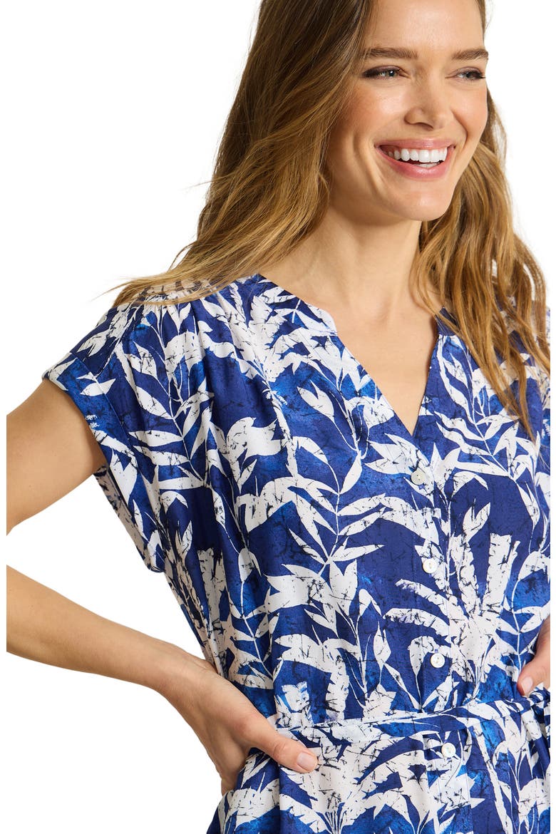 Coconut Cove Midi Shirtdress, Alternate, color, DRESS BLUES