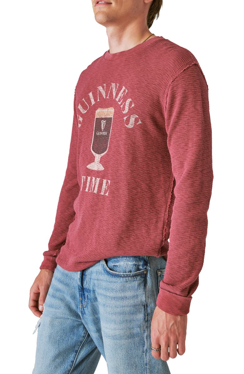 Lucky Brand Guinness Thermal Cotton Top, Alternate, color, 