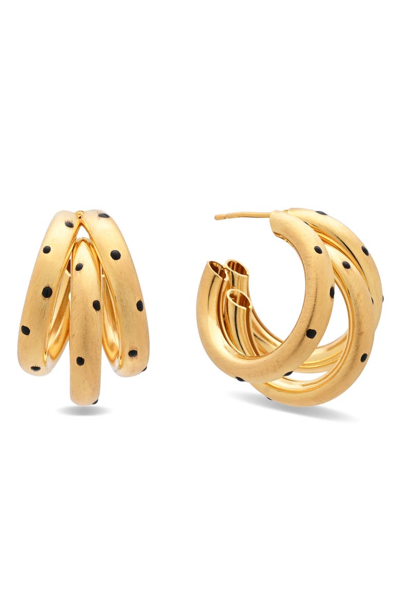EYE CANDY LOS ANGELES Katarina Hoop Earrings, Main, color, Gold