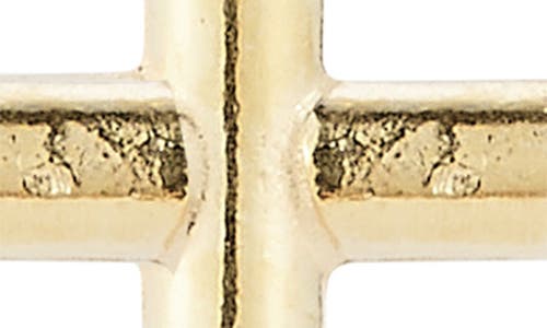 Ember Fine Jewelry Cross Drop Earrings In Gold