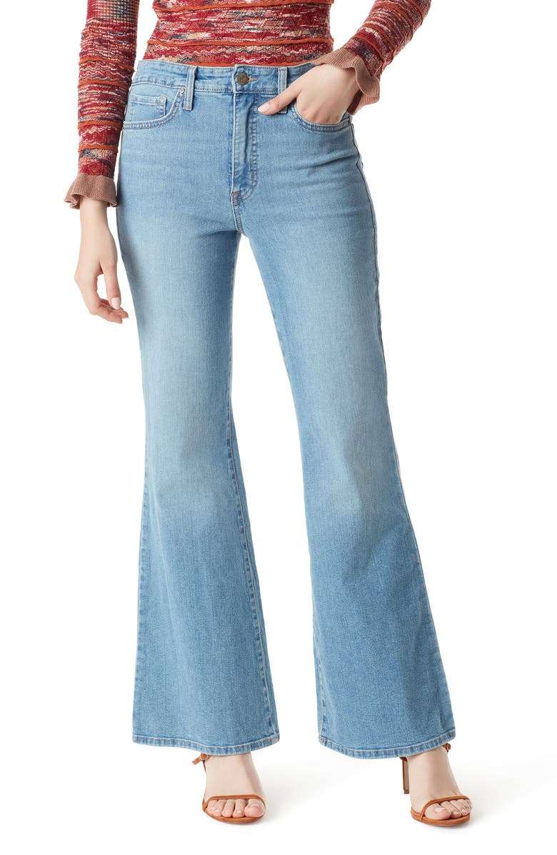 Sam Edelman Bay Nonstretch Flare Jeans, Main, color, 