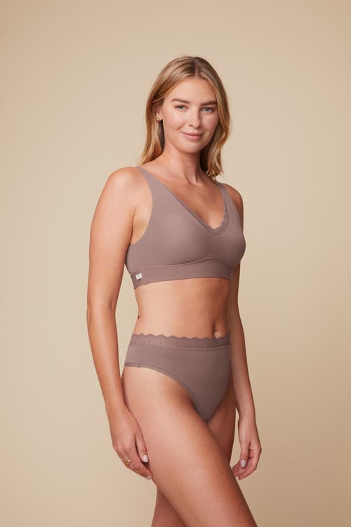 Harper Wilde Bliss Lace Bralette In Mauve