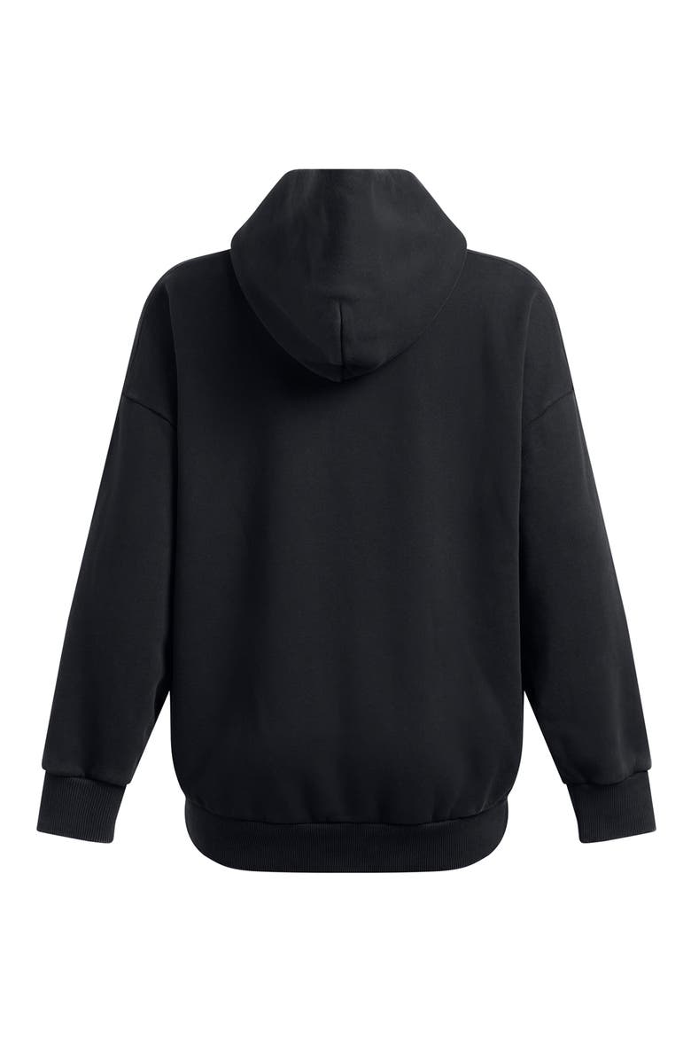 Icon Heavyweight Fleece Oversized Hoodie, Alternate, color, BLK