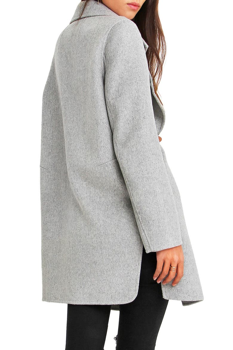 Ex-Boyfriend Wool Blend Oversized Jacket, Alternate, color, GREY
