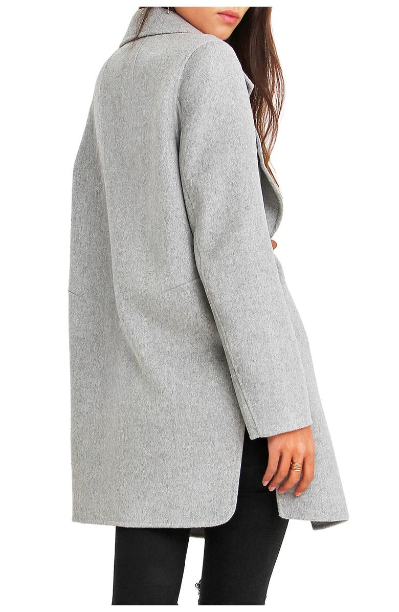 Belle & Bloom Ex-Boyfriend Wool Blend Oversized Jacket, Alternate, color, Grey
