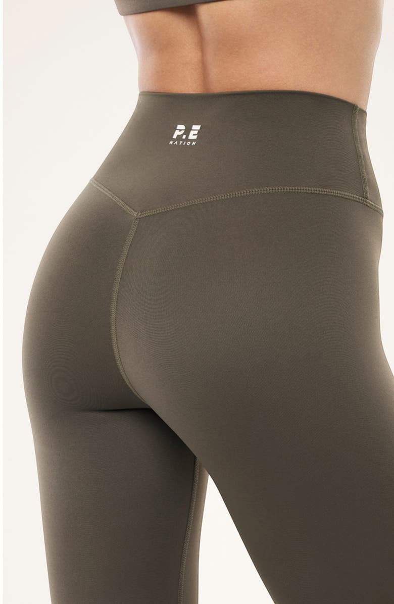 P.E Nation Signature Leggings, Alternate, color, Major Brown