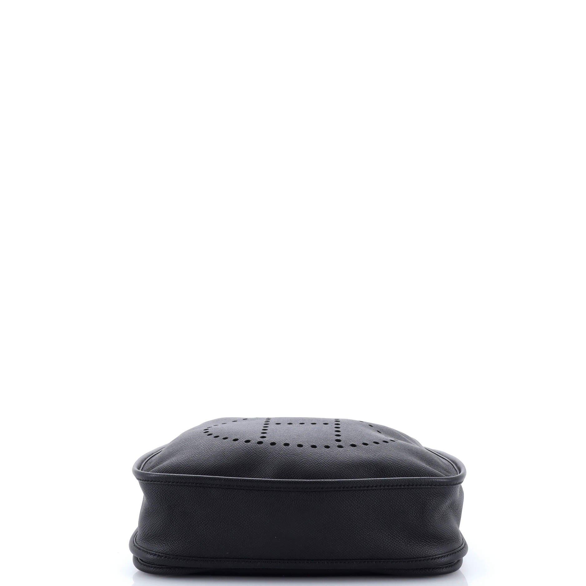 Pre-Owned Hermes Evelyne Bag Gen III Epsom PM, Alternate, color, Noir