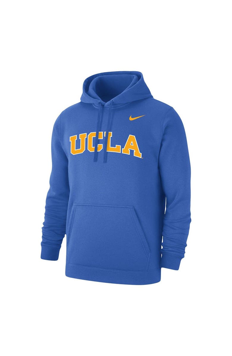 Nike Men's Nike Blue UCLA Bruins Logo Club Pullover Hoodie, Alternate, color, 