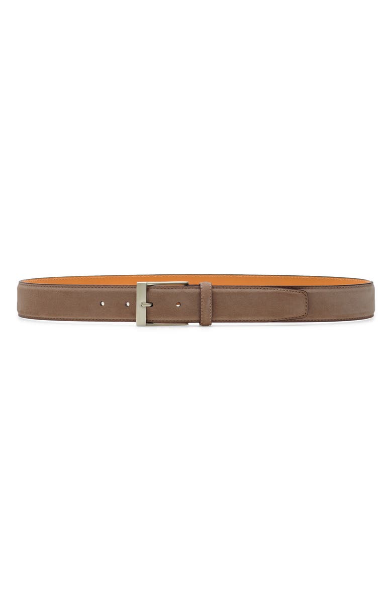 Magnanni Telante Schore Suede Belt, Main, color, Schore Suede