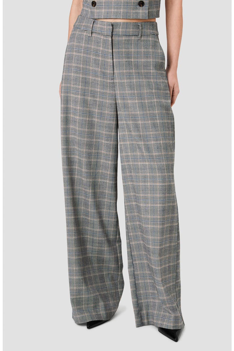 Matteo Plaid Wide Leg Trousers, Main, color, MATTEO PLAID SUITING