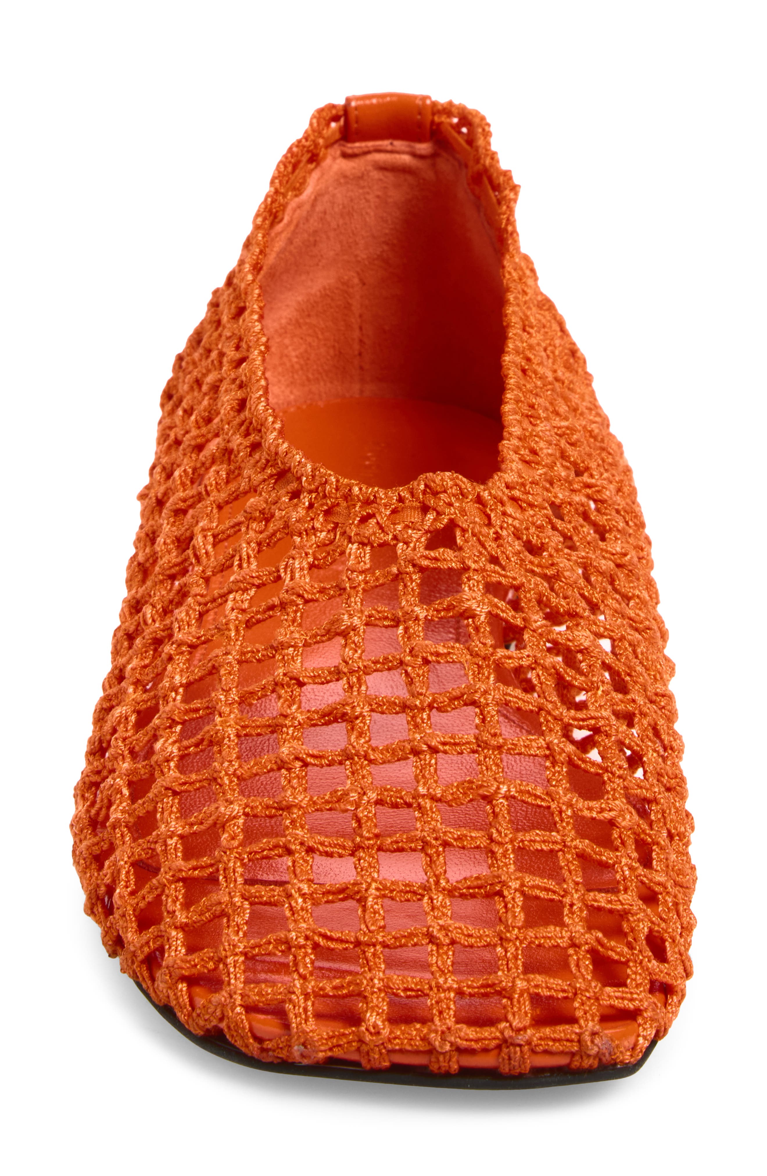 Slant Crochet Flat, Alternate, color, FLAME