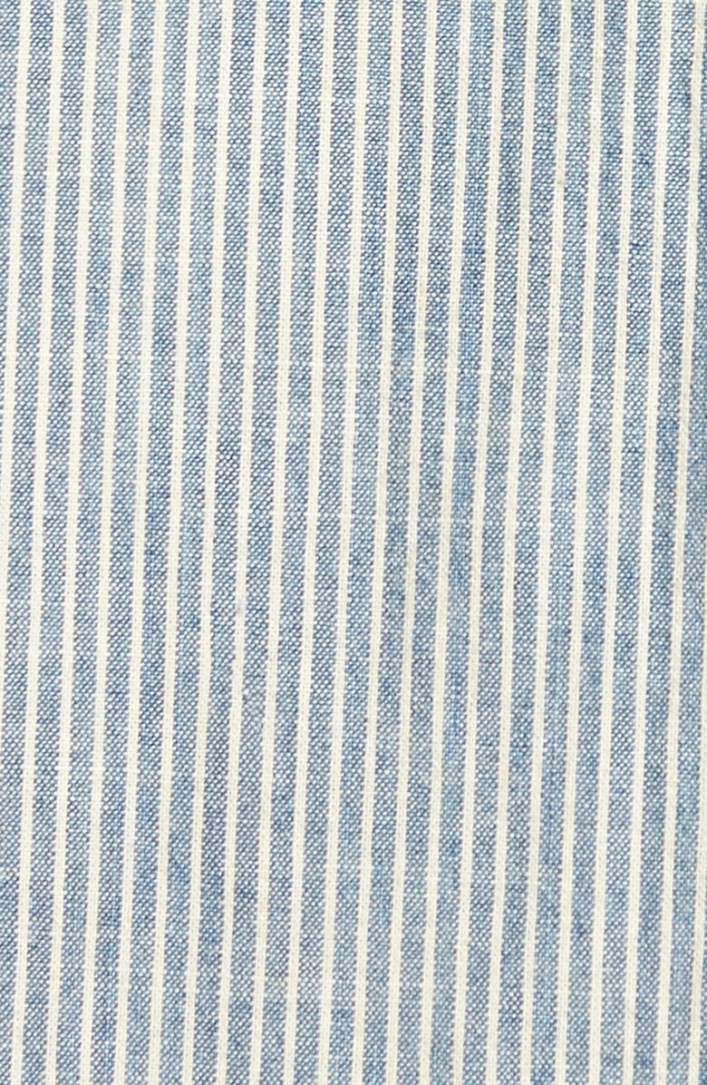 AG Nelson Slim Fit Stripe Sport Shirt, Alternate, color, Indigo/ White Stripe