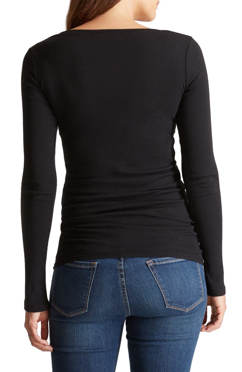 Ingrid & Isabel<sup>®</sup> Scoop Neck Maternity Tee, Alternate, color,