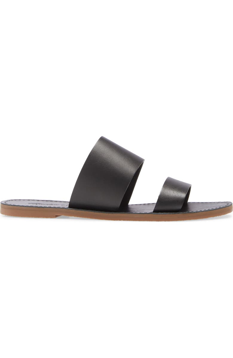 Madewell The Boardwalk Double Strap Slide Sandal, Alternate, color,