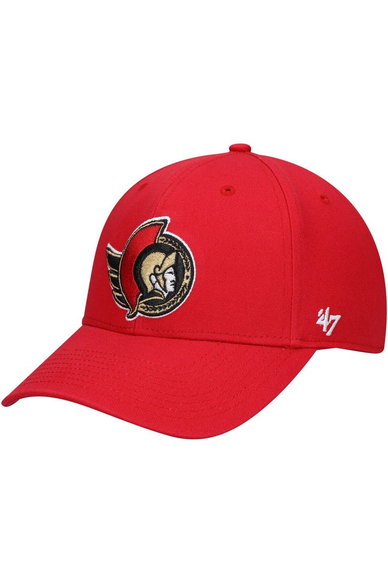Men's '47 Red Ottawa Senators Legend MVP Adjustable Hat, Main, color, Red