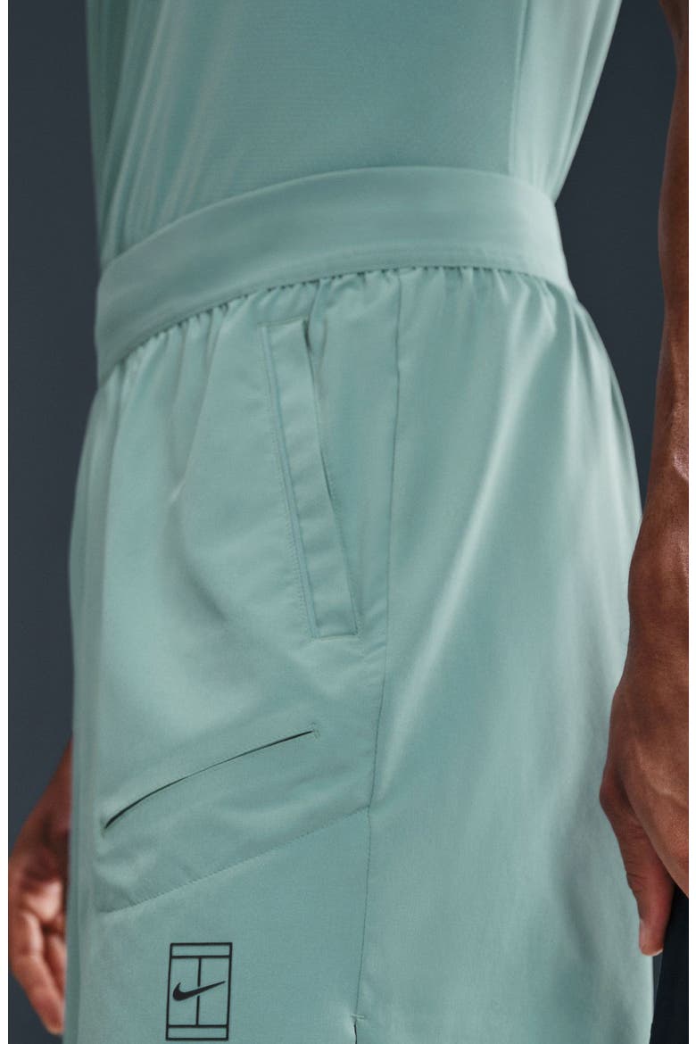Court Dri-FIT Advantage 6-Inch Performance Shorts, Alternate, color, CANNON/ BLACK