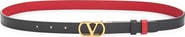 Valentino Garavani VLOGO Signature Reversible Leather Belt