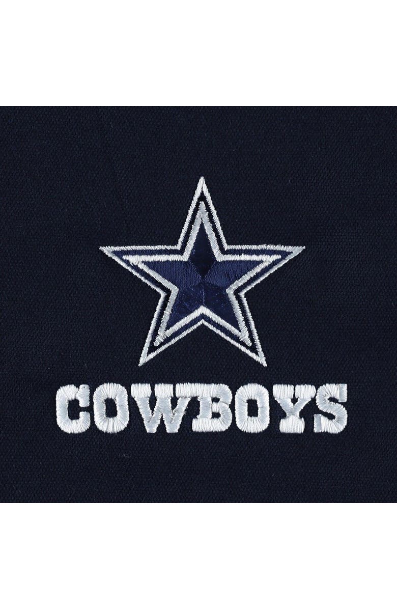 DUNBROOKE Men's Dunbrooke Navy Dallas Cowboys Journey Workwear Tri-Blend Full-Zip Jacket, Alternate, color, 