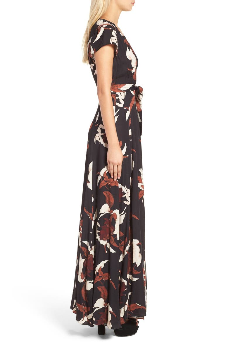 Tularosa Sid Wrap Maxi Dress, Alternate, color, 