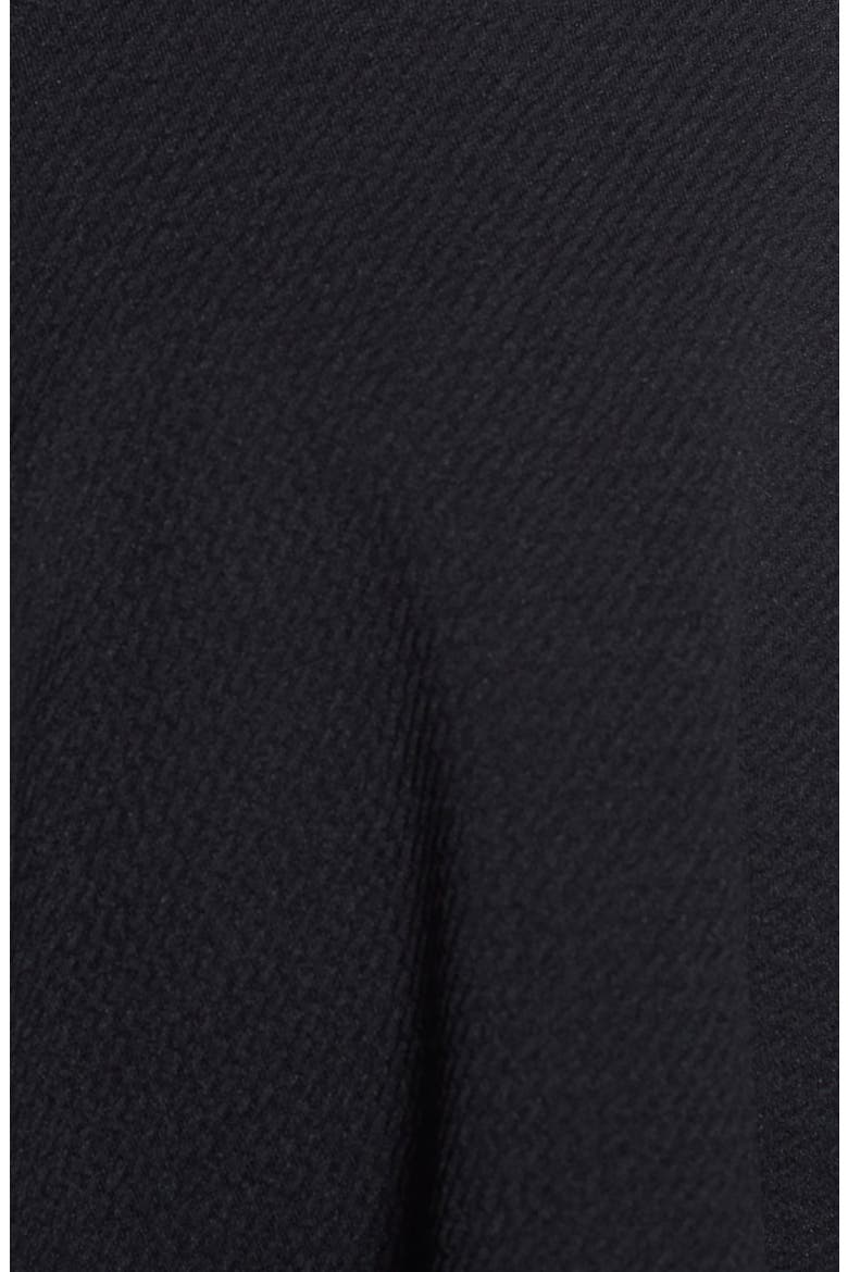 Textured Skater Skirt, Alternate, color, BLACK