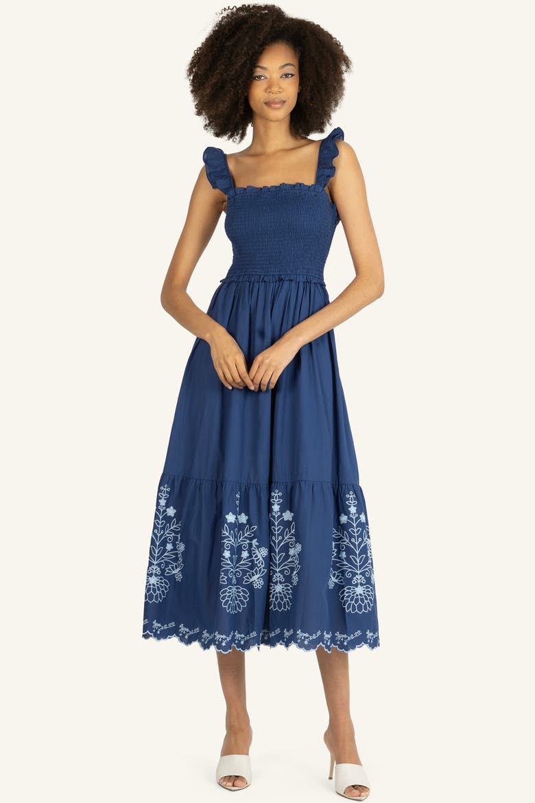 Terin Dress, Alternate, color, Dark Navy