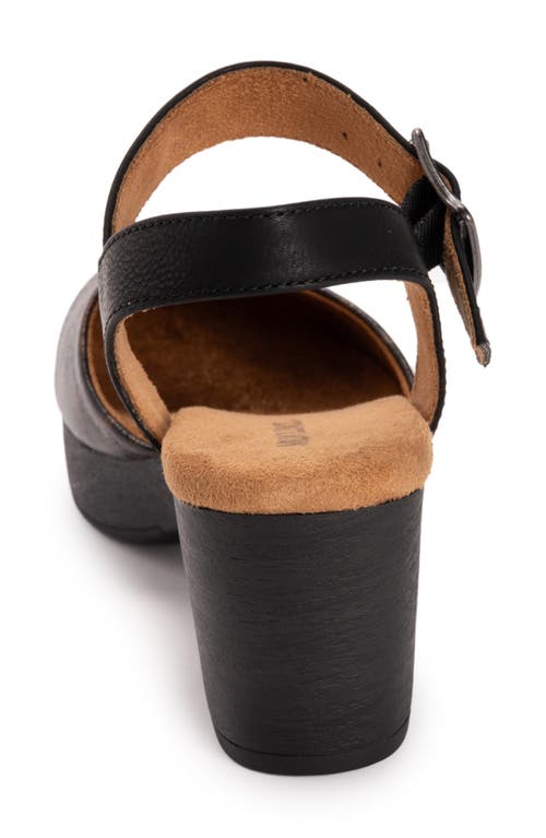 Muk Luks Merritt Quarter Strap Platform Pump In Brown