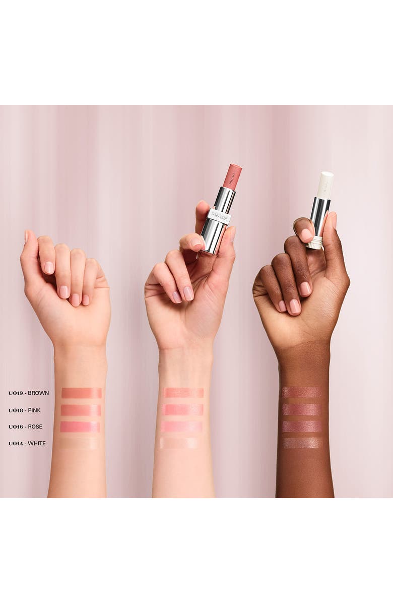 Prada Refillable Light Glowing Lip Oil Stick, Alternate, color, U014 White