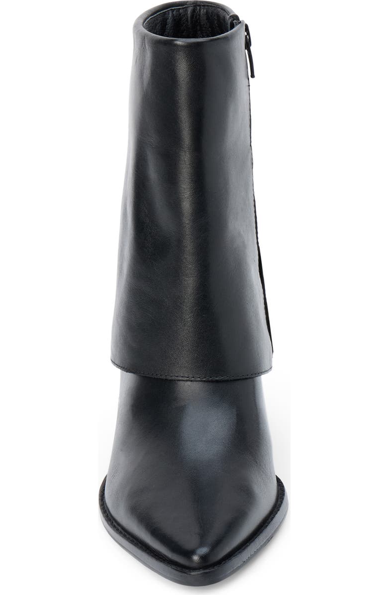 Matisse Ella Foldover Bootie, Alternate, color, Black Leather