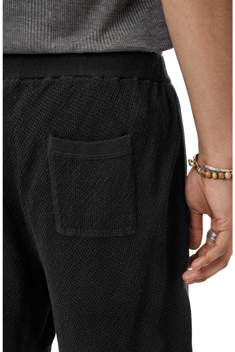 Marvin Mesh Sweater Shorts, Alternate, color, BLACK