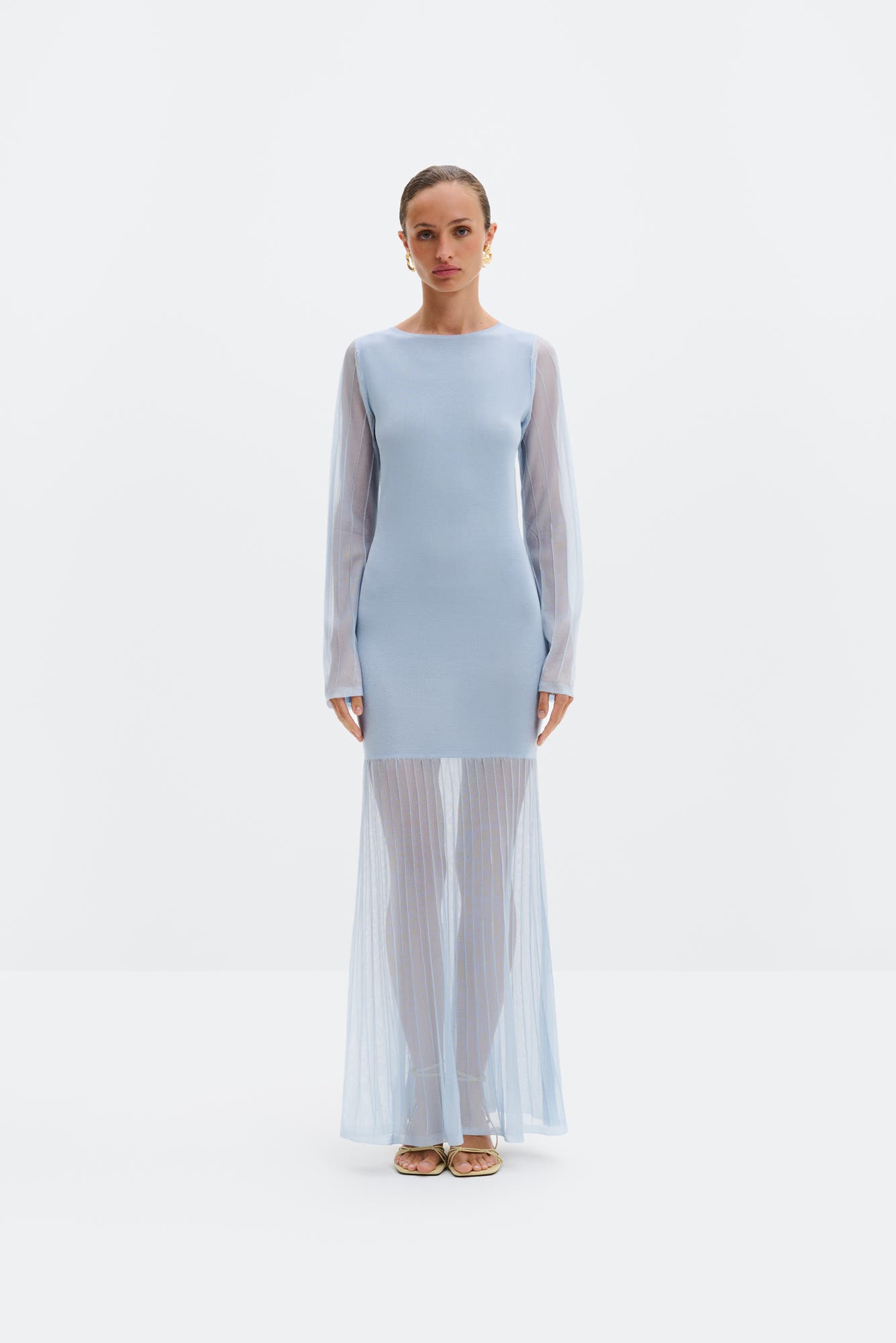 Haisley Sheer Knitted Maxi Dress - image 5
