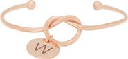 MESHMERISE Love Knot Initial Bracelet