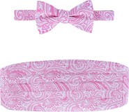 Trafalgar Sobee Paisley Cummerbund and Bow Tie Set